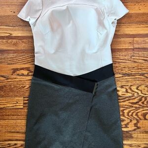 Carlisle Black and Gray Pencil Skirt